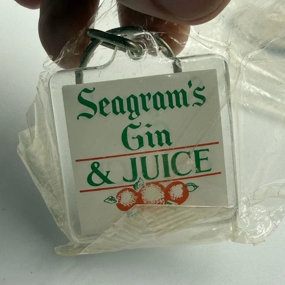 Vintage Advertising Keychain Lot Absolut Don Julio Seagram's Promo NOS 9 Pc